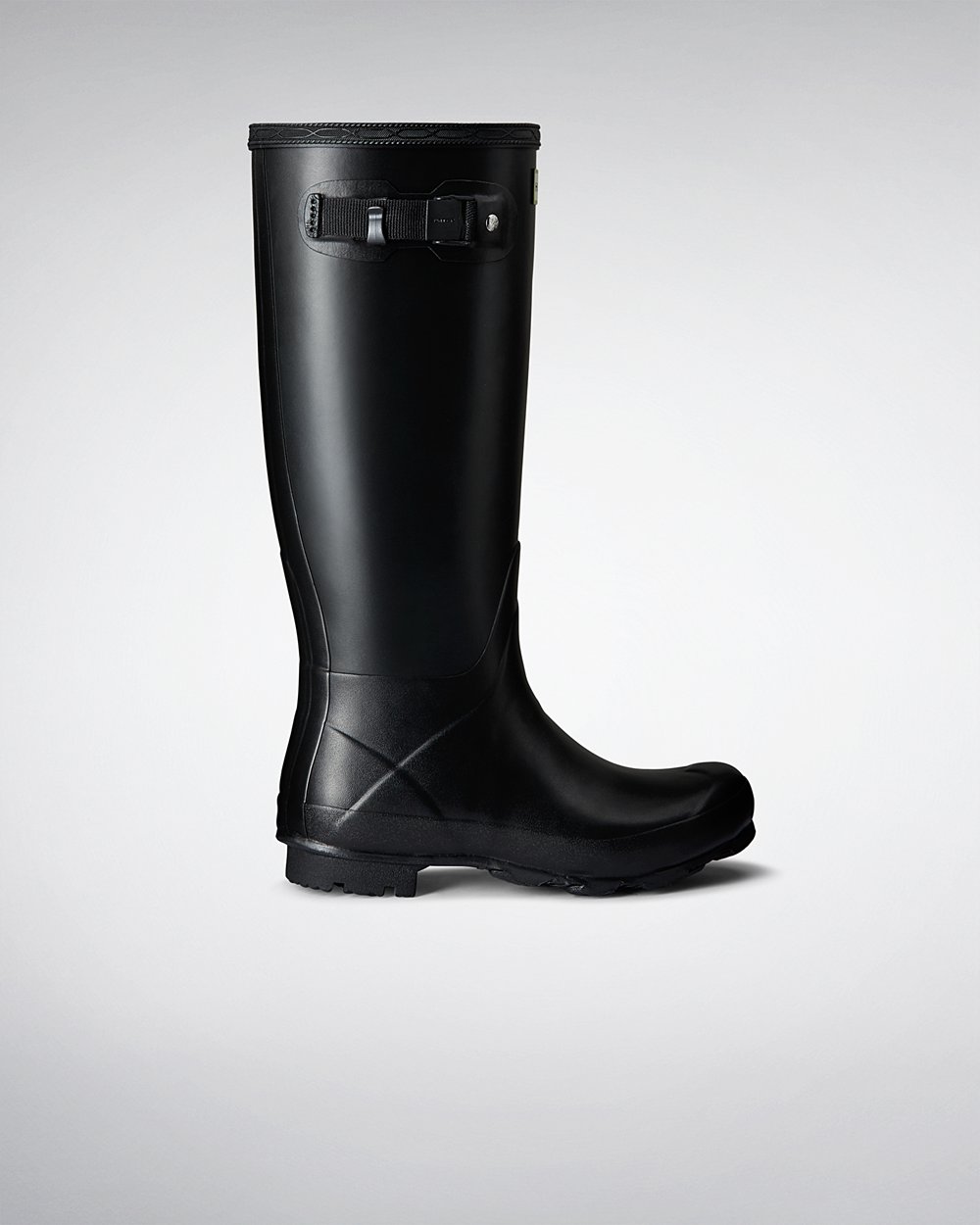 Hunter Norris Field Tall Rain Boots - For Sale Cheap Womens Black - ZRVHNJ794